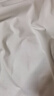 Mr.Bu布先生明星同款男士長(cháng)袖T恤春秋季小白T情侶內搭打底衫純色衣服 圓領(lǐng)-皓月白 L (175) 曬單實(shí)拍圖