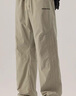 JEEP SPIRIT吉普冰絲休閑褲男夏季涼感寬松直筒戶外傘兵工裝褲子 卡其  2XL  曬單實拍圖