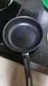 【虧本清倉】韓式麥飯石色不粘鍋平底鍋鐵鍋電磁爐不帶蓋 黑色小煎鍋 16cm 曬單實(shí)拍圖