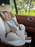 優(yōu)樂博（ULOP）兒童安全座椅0-4-12歲i-size智能雙通風(fēng)加熱車載嬰兒寶寶汽車座椅 卡特香檳（前后通風(fēng)+175°躺角） 曬單實(shí)拍圖