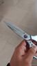 得力（deli）強力不銹鋼剪刀辦公廚房開(kāi)箱多功能剪刀家用廚房剪工業(yè)鋅合金  曬單實(shí)拍圖