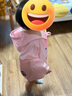 Teenie Weenie Kids小熊童裝25年新款男女寶寶連帽條紋長袖薄外套 粉色 90cm 曬單實(shí)拍圖