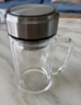 領(lǐng)臣（LINGCHEN）茶杯雙層玻璃水杯大容量泡茶杯子帶把手濾網(wǎng)商務(wù)辦公室行政男士 曬單實(shí)拍圖