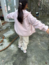 班尼路兒童褲子冬季2025款中大童一體絨休閑褲男女童燈芯絨加絨束腳長(cháng)褲 曬單實(shí)拍圖