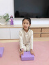 DEATKN日本瑜伽磚女士健身家用兒童跳舞成人練功舞蹈大尺寸高密度泡沫磚 【櫻花粉150g】高密度2塊裝 曬單實(shí)拍圖