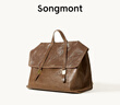 Songmont【郭柯宇同款】山下有松山行系列游歷公文包復古皮雙肩包 檀棕大號 預售5天 曬單實(shí)拍圖