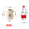 沃德百惠（WORTHBUY）316不銹鋼兒童水杯寶寶雙層防摔防燙學(xué)飲吸管杯帶刻度牛奶杯子 白 曬單實拍圖