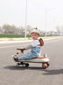 ANGI BABY兒童扭扭車1-3-6歲防側(cè)翻扭扭車可坐大人溜溜車搖搖車寶寶扭扭車 卡其色【藍(lán)牙+音樂(lè)+拖斗+推桿】 六一兒童節(jié)禮物扭扭車兒童車 曬單實(shí)拍圖