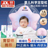 活石（LIVING STONES）定型枕頭嬰兒0-6個月睡圓頭嬰兒枕頭0-1歲糾正偏頭型新生兒童枕頭 白粉 【0-6個月】7A抗菌+涼暖雙面 0-2歲寶寶定型枕頭可機洗 曬單實拍圖
