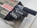 得力（deli）大雙頭粗頭物流快遞記號筆1.5mm/5.7mm 辦公簽字學生文具教學會議筆馬克筆 10支/盒 黑色 S555 曬單實拍圖