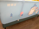 棒棒豬免安裝床圍欄寶寶防摔多功能床中床防護欄簡(jiǎn)易便攜擋板 1.5米單面 曬單實(shí)拍圖