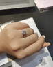 鉆之嘉【雙11搶先購(gòu)】1克拉鉆戒人工培育鉆石艾亞圍鑲結(jié)婚戒指女送禮物 PT950鉑金50分【D/VS1/3EX/NGTC國(guó)檢證書(shū)】 12圈號(hào) 曬單實(shí)拍圖
