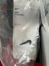 耐克(NIKE)襪子男子 速干透氣運(yùn)動(dòng)襪 中筒襪三雙裝SX7676-100白M 曬單實(shí)拍圖