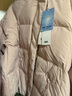 森馬（Semir）輕松羽絨|羽絨服女寬松連帽面包服時(shí)尚冬防潑水防風(fēng)外套百搭 橡皮粉（白鴨絨）61214 M 曬單實(shí)拍圖