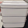 泰福高（TAFUCO）飯盒上班族小學生316L不銹鋼多層便當盒帶送飯分隔食盒餐盤T5309 曬單實拍圖