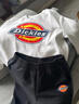 Dickies童裝男童套裝春秋款3-9歲兒童校園風(fēng)衛(wèi)衣褲子中小童秋裝兩件套潮 曬單實(shí)拍圖