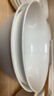 斯凱綈（Sky Top）陶瓷面碗骨瓷湯碗米飯碗家用餐具純白6英寸4件套裝 曬單實(shí)拍圖