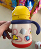 babycare兒童保溫杯嬰兒寶寶吸管水杯霸王龍不銹鋼保溫杯300ml-新舊款混發(fā) 曬單實(shí)拍圖