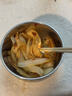 GEEGO大號飯碗316不銹鋼碗兒童吃飯碗加高雙層防燙輔食碗幼兒園餐碗具 316不銹鋼圓方碗2個(加高加厚) 曬單實拍圖