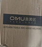 奧美優(yōu)（AOmeiyou）一次性飯盒 圓形透明塑料打包盒快餐盒外賣(mài)盒加厚帶蓋1000型*50套 曬單實(shí)拍圖
