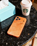 金恒適用蘋(píng)果17promax手機殼新款iPhone17pro真皮保護套17pro鏡頭全包防摔17高級感ip17網(wǎng)紅情侶男女款 漸變平安連筆字【星宇橙】液態(tài)皮紋殼 iPhone 17 Pro Max 曬單實(shí)拍圖