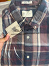 GANT【亞洲版型】甘特春季新款法蘭絨格紋翻領(lǐng)舒適百搭復古男襯衫 604豐澤紅色 L 曬單實(shí)拍圖