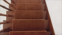 小電兜樓梯臺階踏步墊免膠自粘室內專(zhuān)用防滑實(shí)木定制別墅階梯式地毯 駝黃色長(cháng)方形 免膠自粘仿劍麻紋 65×24厘米+3厘米折邊 保護樓梯 曬單實(shí)拍圖