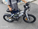 鳳凰（Phoenix）兒童自行車青少年3-4-6-8-10-12-15歲中大童學(xué)生山地車腳踏車單車 太空銀輻條輪98裝-輔助輪+單支撐 16寸(適合105-120cm) 曬單實拍圖