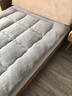 雅鹿羊羔絨床墊軟墊冬季學(xué)生宿舍床褥單人榻榻米海綿墊子墊被褥子加絨 黛灰-厚約5cm 灰色【加厚加絨 蓄熱保暖】 學(xué)生宿舍床90*200cm【加絨加厚】 曬單實(shí)拍圖