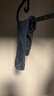 貓人男士襪子男純棉100%秋冬中筒襪男襪防臭吸汗商務(wù)棉襪黑色5雙 曬單實(shí)拍圖