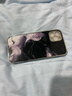 品托（Pintop）蘋(píng)果12手機殼iphone12promax玻璃新款保護套簡(jiǎn)約輕薄散熱抗指紋全包直邊防摔硬殼高級創(chuàng  )意男女 iPhone12Pro【經(jīng)典黑-水墨鎏金】 電鍍玻璃殼 曬單實(shí)拍圖