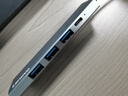 聯(lián)想（Lenovo）USB3.0金屬分線器擴(kuò)展塢高速4口集線器HUB拓展塢筆記本電腦一拖多轉(zhuǎn)換器轉(zhuǎn)接頭延長線Type-C供電 曬單實(shí)拍圖