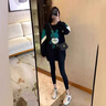 朦朧杏 加肥加大女裝 寬松大碼 220斤衛衣小熊刺繡女秋冬加絨加厚韓版特 杏色 秋薄 2XL 155-200斤 曬單實(shí)拍圖