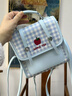 途尊韓版小清新學(xué)院風(fēng)雙肩包包女2025年新款時(shí)尚百搭高級感雙肩斜挎包 藍色蘋(píng)果雙肩包【時(shí)尚百搭】2個(gè) 曬單實(shí)拍圖