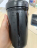 貝瑟斯搖搖杯運動健身水杯蛋白粉攪拌杯奶昔杯子代餐杯瑤瑤杯680ML黑色 曬單實拍圖