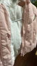 戴維貝拉（DAVE＆BELLA）女童棉服保暖連帽上衣加厚兒童外套冬裝新款小童服裝洋氣寶寶棉衣 粉色【現貨】 90 cm（建議身高80-90cm） 曬單實(shí)拍圖