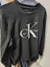 Calvin KleinJeans25秋季新款男女情侶中性休閑ck印花打底衫圓領(lǐng)長(cháng)袖T恤上衣 曬單實(shí)拍圖