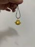 菜百首飾 黃金吊墜 足金鈴鐺福袋黃金吊墜不含鏈 計價(jià) 約3.20克 曬單實(shí)拍圖
