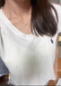 鳳翡麗18K包金碎冰愛(ài)心項鏈女鎖骨鏈通勤時(shí)尚小眾爆閃迷你 碎冰冰mini愛(ài)心項鏈 曬單實(shí)拍圖