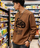 Ipenta品牌男士長(cháng)袖t恤男春秋季美式印花圓領(lǐng)上衣純棉休閑早秋打底衫 深咖 【印花款】 S 【推薦體重90-110斤】 曬單實(shí)拍圖