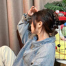 兩世歡高級感超大號抓夾夾子頭飾發(fā)夾后腦勺愛(ài)心水鉆發(fā)飾2025新款夏天女 愛(ài)心抓夾 曬單實(shí)拍圖
