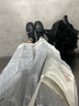 休閑親子裝夏一家三口四口襯衫條紋全家裝母子短袖襯衫母女連衣裙 中系高端家庭裝-男襯衫 100 cm 曬單實(shí)拍圖