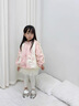 G.DUCKKIDS小黃鴨童裝女寶寶外套春裝洋氣兒童春秋款連帽夾克可愛(ài)女孩衣服 粉色 120 (建議105-115cm 4-5.2周歲) 曬單實(shí)拍圖