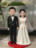 陶泥所好3D真人AI手辦人物模型擺件立體人像照片捏泥人定制禮物結婚紀念日 支持定制18~30厘米 曬單實(shí)拍圖