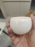 鈺銓龍門(mén) 羊脂玉瓷釉燒主人杯 德化白瓷禪定杯功夫茶具陶瓷大號個(gè)人茶杯 上釉聚福杯 曬單實(shí)拍圖