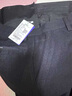 皮爾卡丹（PIERRE CARDIN）男士休閑褲直筒寬松春秋款商務(wù)長褲中老年西褲男夏季中年爸爸褲子 F7323-3黑色 31 曬單實拍圖
