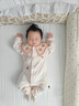 班喜迪嬰兒衣服秋裝嬰幼兒連體衣長袖小月齡哈衣爬服春秋公主寶寶外出服 粉色 73cm 曬單實拍圖