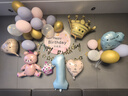 倍歡喜 生日派對數字氣球場(chǎng)景布置大號拍照道具男孩女孩兒童周歲 復古藍色系愛(ài)心組合-數字1 曬單實(shí)拍圖