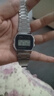 卡西歐（CASIO）男表小金表小方塊情侶運動學(xué)生男女電子表 送禮物A158WA-1D 曬單實拍圖