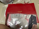 上海故事真絲絲巾女100%桑蠶絲緞面小方巾生日禮物送媽媽圍巾禮盒玫瑰粉紅 曬單實(shí)拍圖